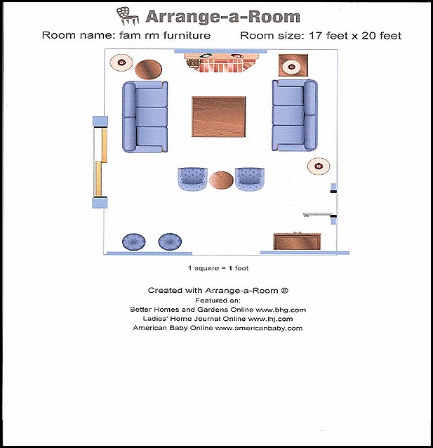 Good Life of Design: “Someday Family Room” Floor plan!!